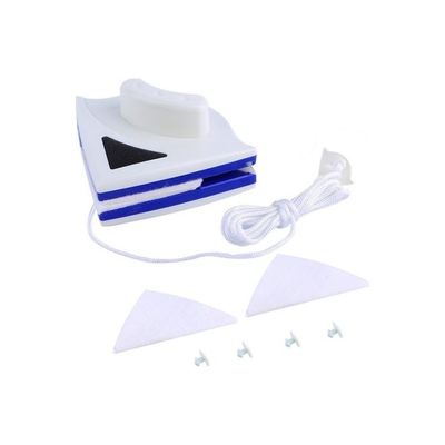 Magnetic Window Double Side Glass Wiper White/Blue