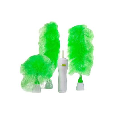 4-Piece Multipurpose Duster Cleaner Set Green/White 7 x 10 x 30centimeter