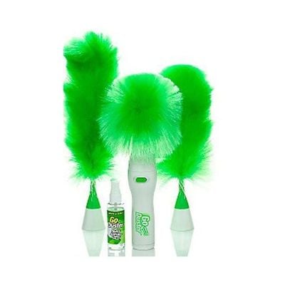 4-Piece Multipurpose Duster Cleaner Set Green/White 7 x 10 x 30centimeter