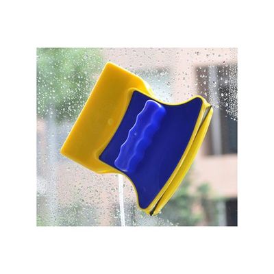 Magnetic Double Side Glass Wiper Yellow/Cobalt Blue 11.5x10x6.5centimeter