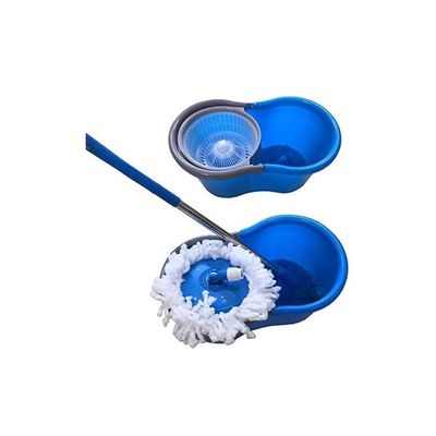 Magic Pin Mop And Bucket Set Blue/Grey