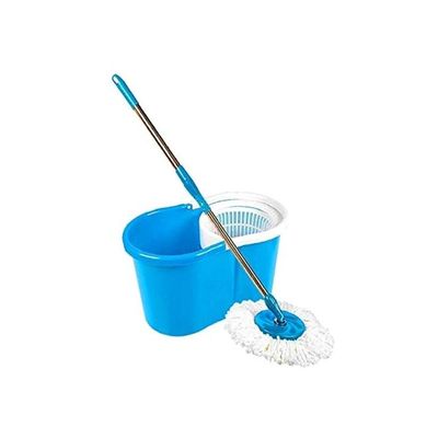 Magic Pin Mop And Bucket Set Blue/Grey