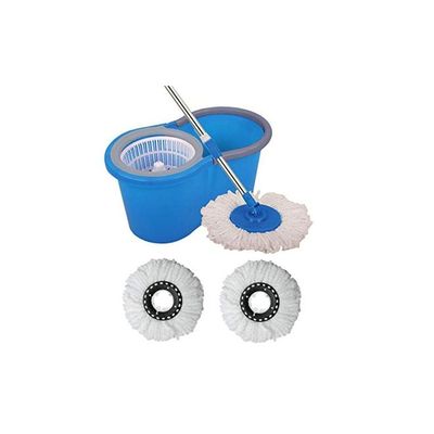 Magic Pin Mop And Bucket Set Blue/Grey