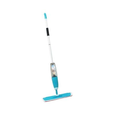 Long Handle Mop With Spray Blue/White