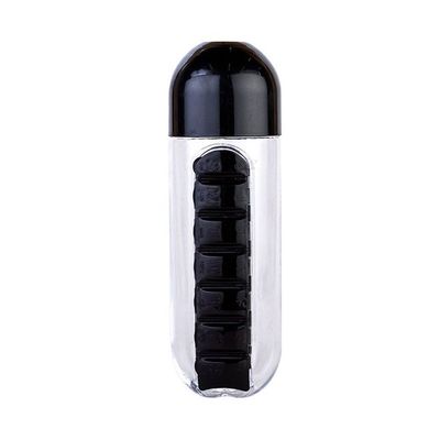 Water Bottle Black 0.6L