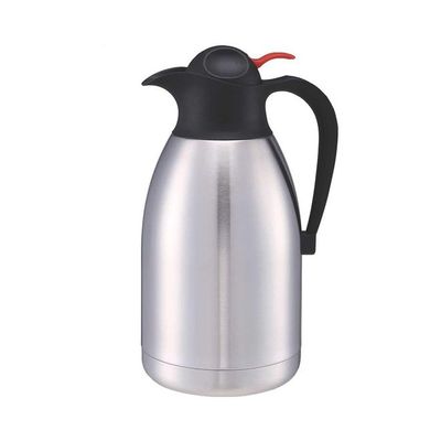 Stainless Steel Double Walled Vacuum Tea Carafe Silver/Black