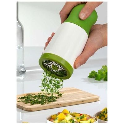 Stainless Steel Spice And Herb Crusher White/Green