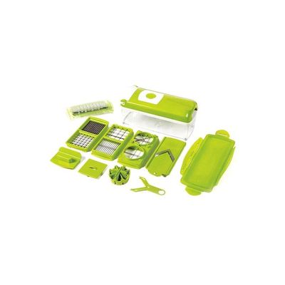 Vegetable And Fruit Cutter Set Green/White