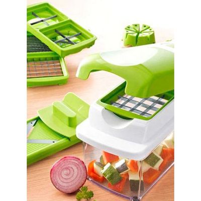 Vegetable And Fruit Cutter Set Green/White