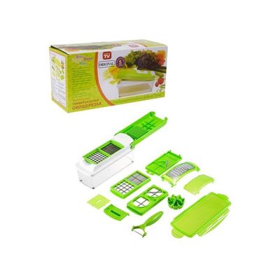 11-Piece Fruit And Vegetable Cutter Set Green