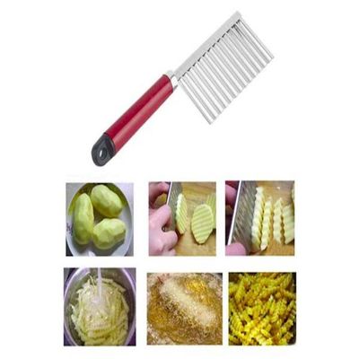 Potato Chips Cutter Tools Silver 60g