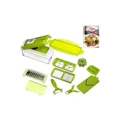 Super Slicer Plus Vegetable Fruit Peeler Green 1.4pounds