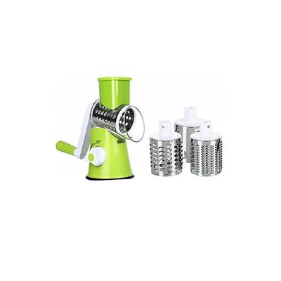 4-Piece Vegetable Slicer Green 15 x 10 x 17 centimeter Green 15 x 10 x 17centimeter