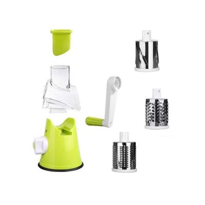 4-Piece Vegetable Slicer Green 15 x 10 x 17 centimeter Green 15 x 10 x 17centimeter