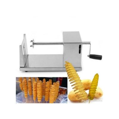 Potato Chips Twister And Vegetable Cutter Silver 10centimeter