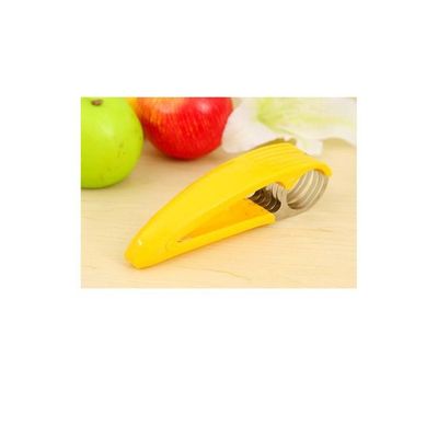 Stainless Steel Vegetable Cutter Yellow/Silver 17.8centimeter