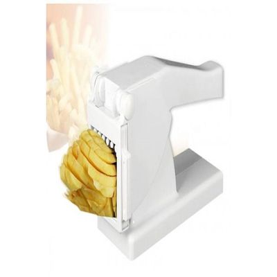 Compact Potato Slicer And French Fry Cutter White
