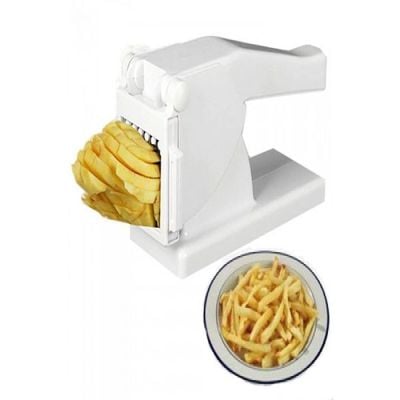 Compact Potato Slicer And French Fry Cutter White