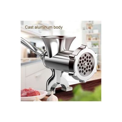 Electric Household Small Meat Grinder Silver