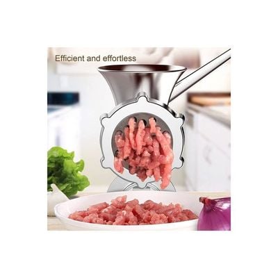 Electric Household Small Meat Grinder Silver