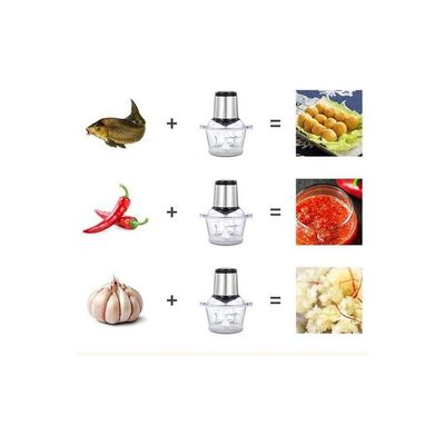 Electric Household Small Meat Grinder Multicolour