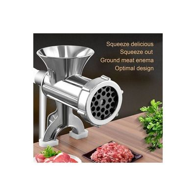 Electric Household Small Meat Grinder Silver