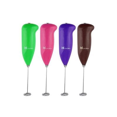 4 Piece Electric Handheld Whisk Multicolour