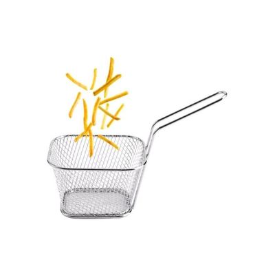 Stainless Steel Frying Basket Silver