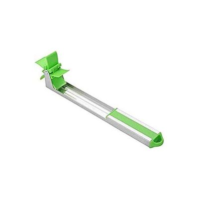 Watermelon Cutter Windmill Shape Plastic Slicer For Cutting Watermelon Power Save Cutter Green 25cm