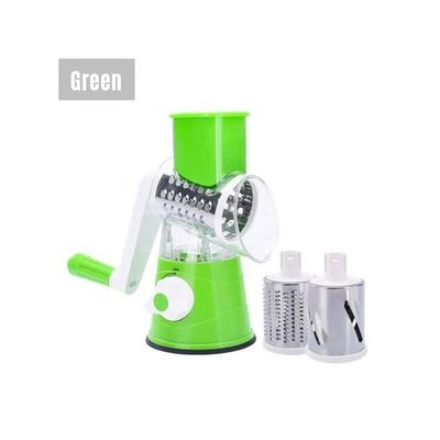 Multifunctional Vegetable Grater Green 24 x 12 x 19centimeter