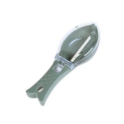 Fish Peeler Brush Green 16 x 4.5 x 5.5centimeter