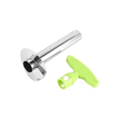 Stainless Steel Pineapple Slicer Silver/Green 245x83.7 x83.7millimeter