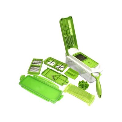 Nicer Dicer Multi Chopper Vegetable Cutter Fruit Slicer Green