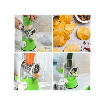 Multi-Function Rotary Grater  Vegetable Cutter multicolour 0.64kg