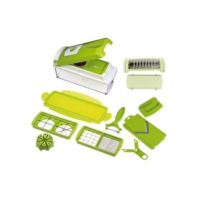 12-Piece Slicer And Grater Set Green