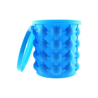 Ice Maker Bucket Blue 13x13x14centimeter