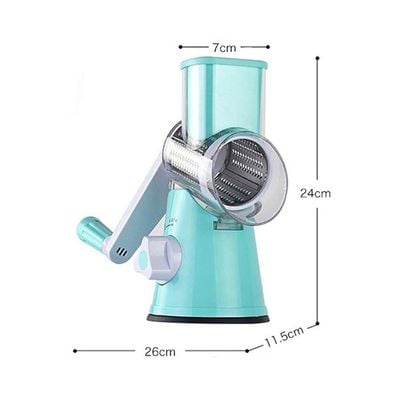 Multifunctional Manual Vegetable Cutter Light Green/Silver 0.95kg