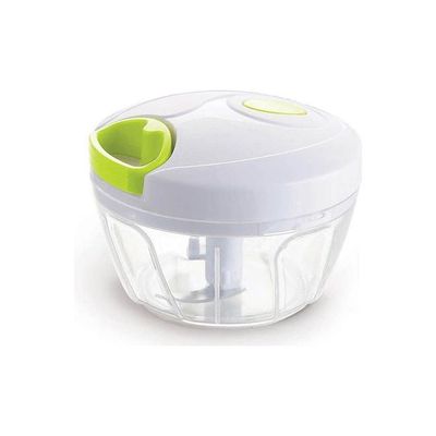 Plastic Manual Multi Chopper&Slicer White 13cm