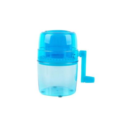 Hand Crank Operated Ice Crusher Maker Blue 14.3 x 10 x 14.3centimeter