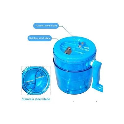 Manual  Ice Crusher Machine Blue 580g