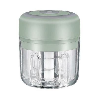 Household Electric Mini Garlic Chopper Green