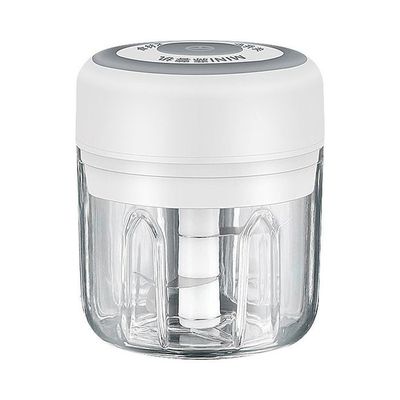 Mini Grinder Electric Garlic Chopper White