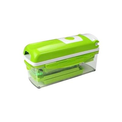 Multi Purpose Chopper Green/Clear/White 19x6.8x12.8centimeter