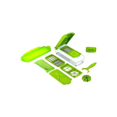 Stainless Steel Nicer Dicer Plus Grater Green 30x12x15centimeter