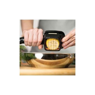 All-In-One Vegetable Chopper And Slicer Black/Orange