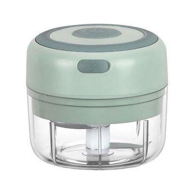 Household Electric Mini Garlic Chopper Green