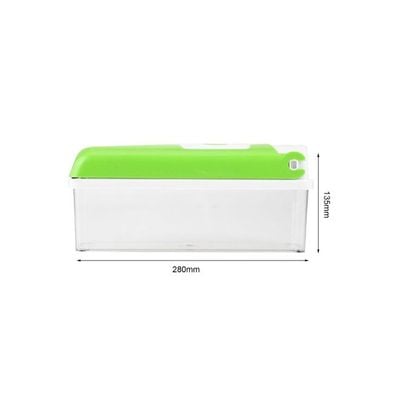 All In One Vegetable Slicer Green 29x14x12xcentimeter