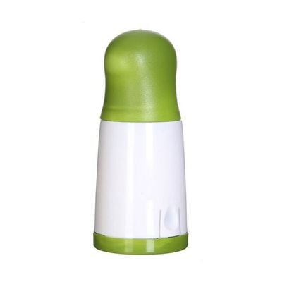 Vegetables Chopper With Stainless Steel Blade Green/Silver 10centimeter