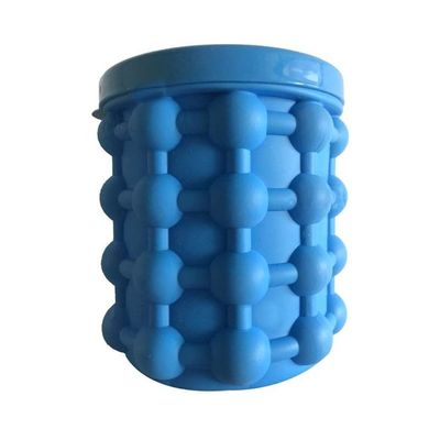 Silica Gel Ice Maker Bucket Blue 110 x 100 x 100millimeter