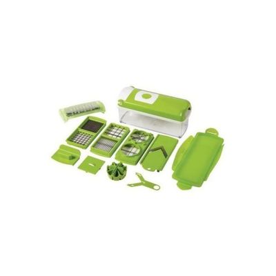 11-Piece Slicer Set Green/White 28x11x12.5cm